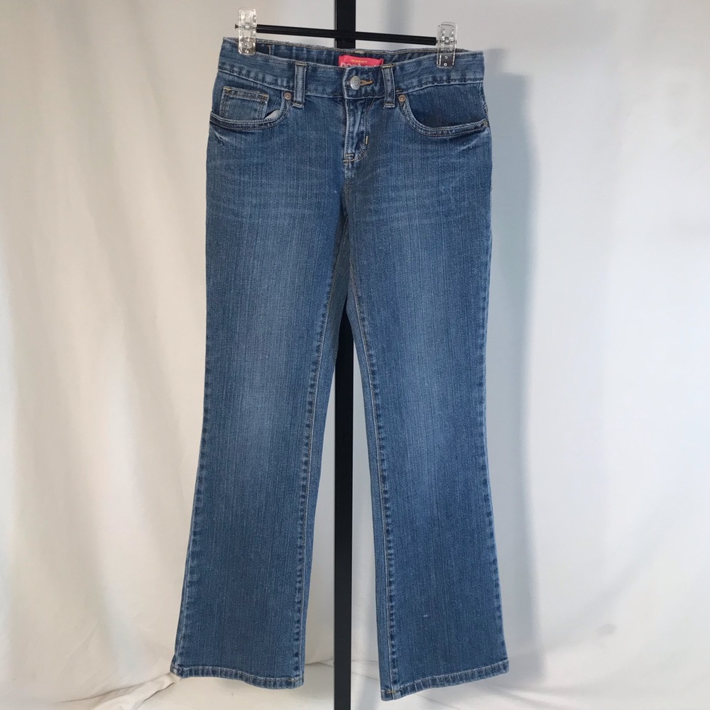 🟣Old Navy Kids Boot-Cut Blue Jeans Girls Size 10